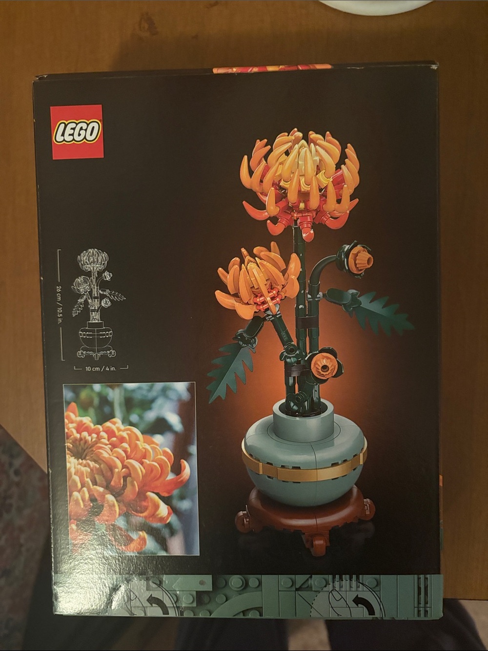 Lego Orange and Yellow Chrysanthemum Display